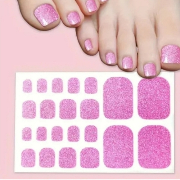 Other - Trendy Self Adhesive Toe  Nails Wrap